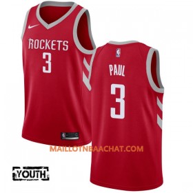 Maillot NBA Houston Rockets Chris Paul 3 Nike 2017-18 Rouge Swingman - Enfant